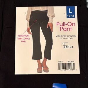 Felina Black Pull-On Ankle Pants